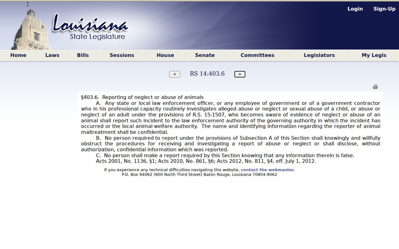 Louisiana Right to Review criminal history law
