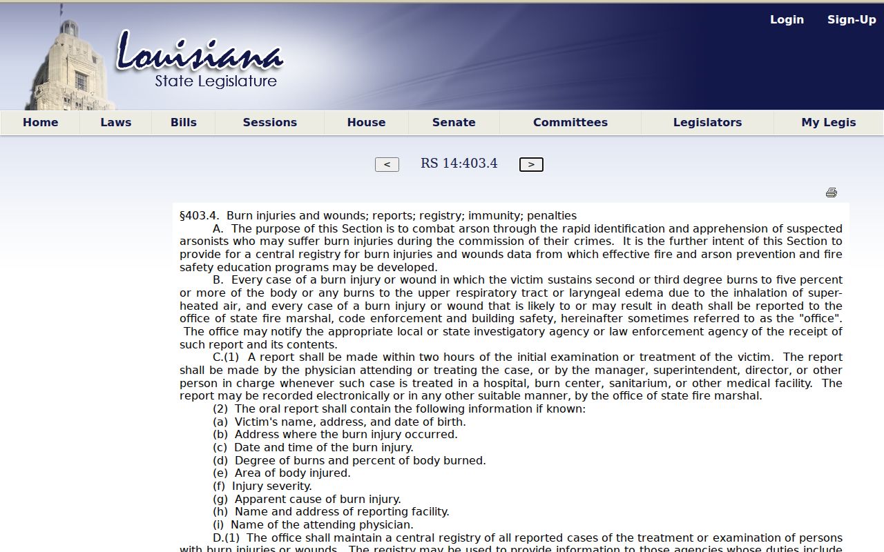 Rapides Parish criminal history dissemination law source