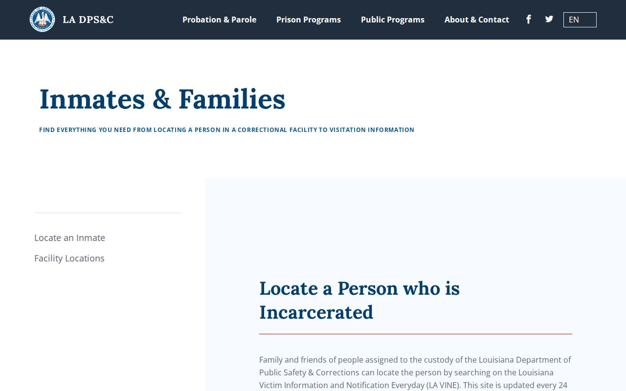 Rapides Parish criminal history LA VINE custody lookup